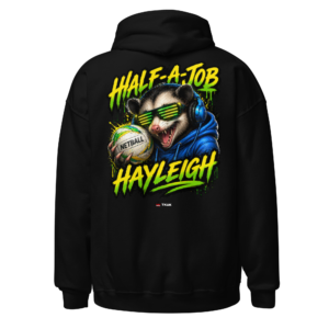 possum half a job hayleigh unisex hoodie