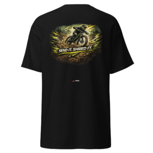 Statement Wear sent it shred it mountain bike classic tee