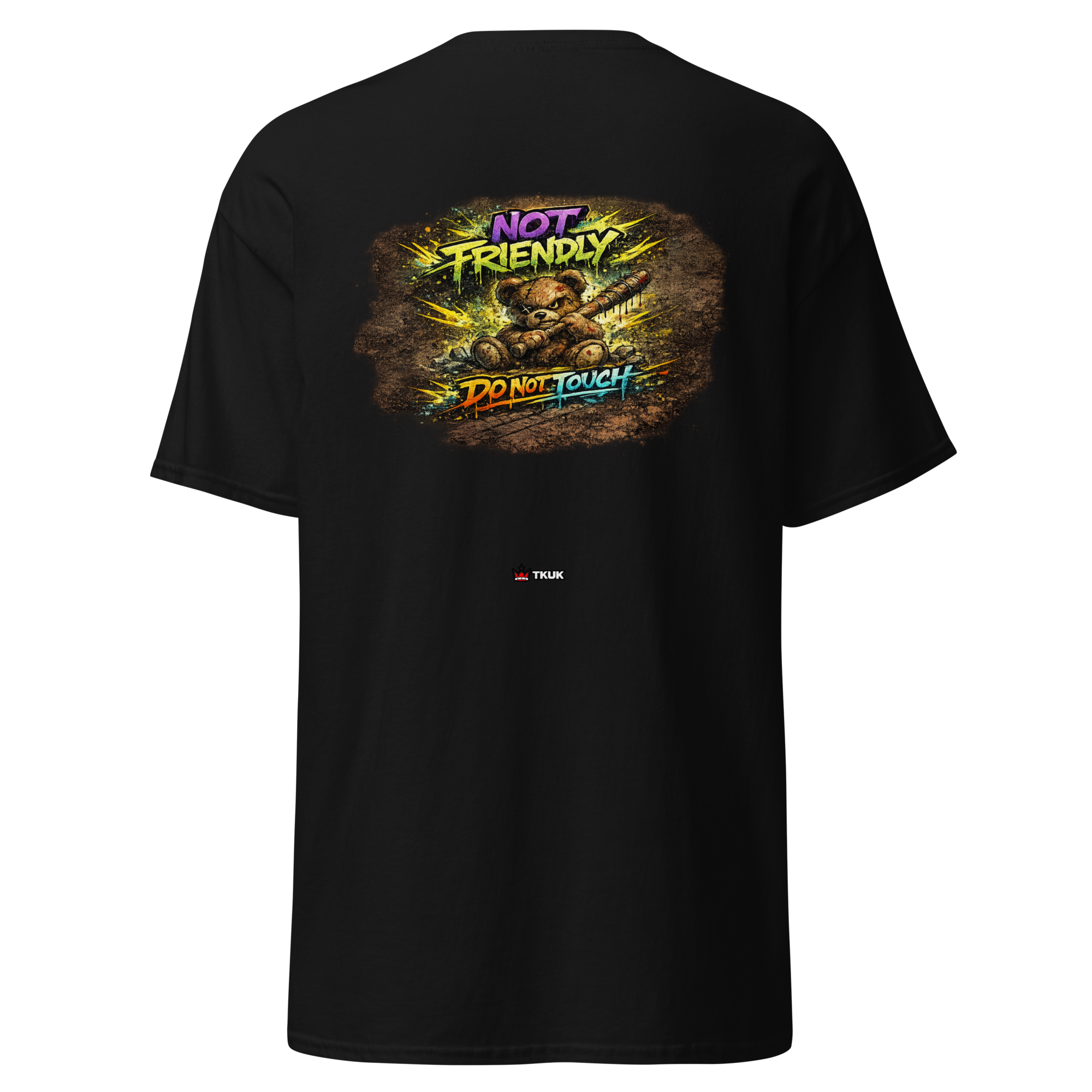 not friendly bear classic tee not friendly bear classic tee