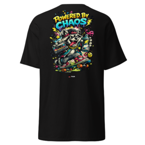 powered by chaos classic tee