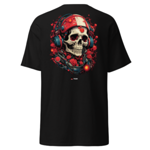 cyberpunk skull t shirt