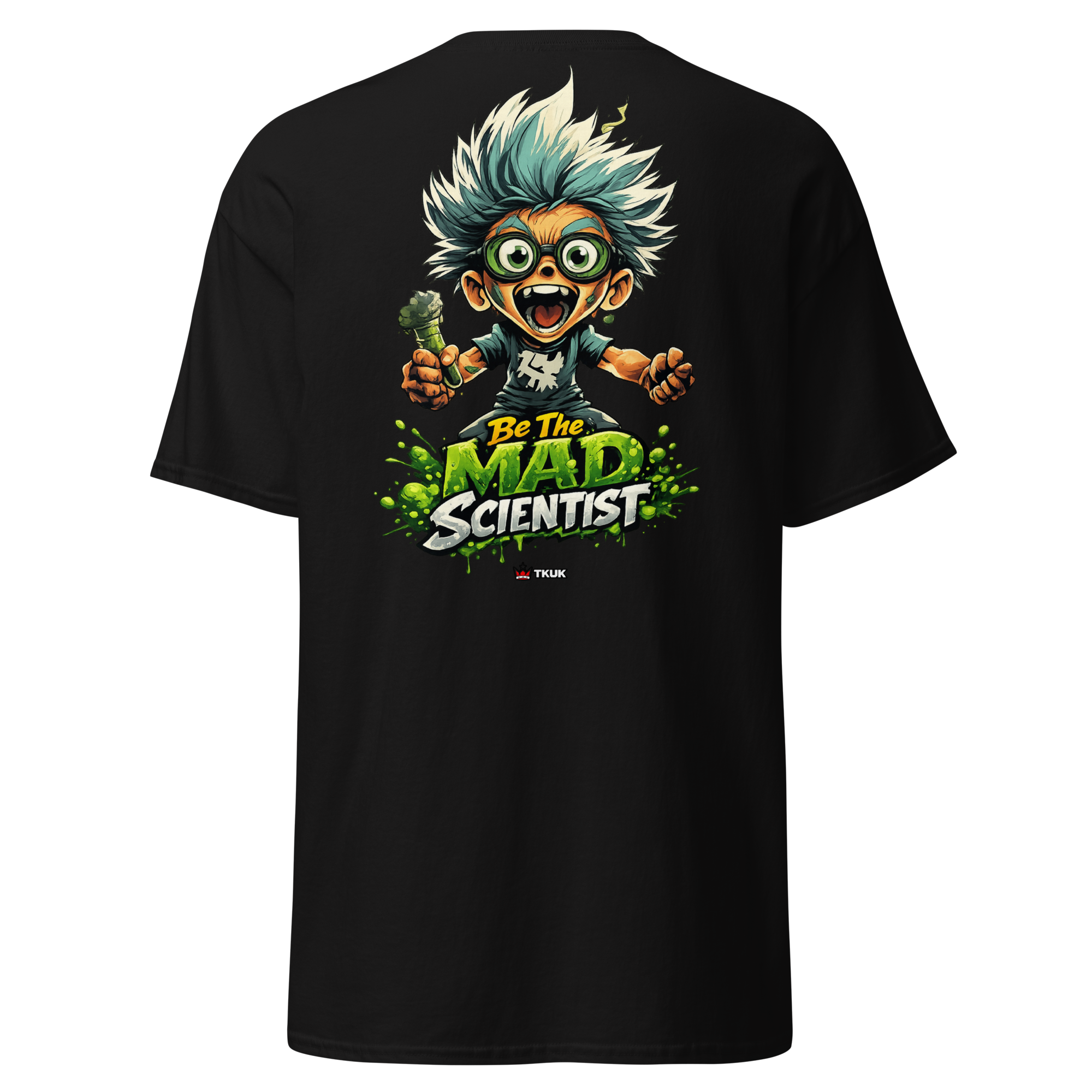 wild scientist character t shirt