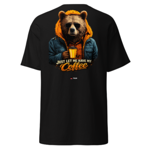 Animal Prints bear coffee t shirt