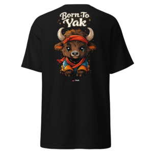 Animal Prints born to yak t shirt
