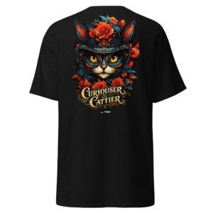 Animal Prints curioser cat t shirt