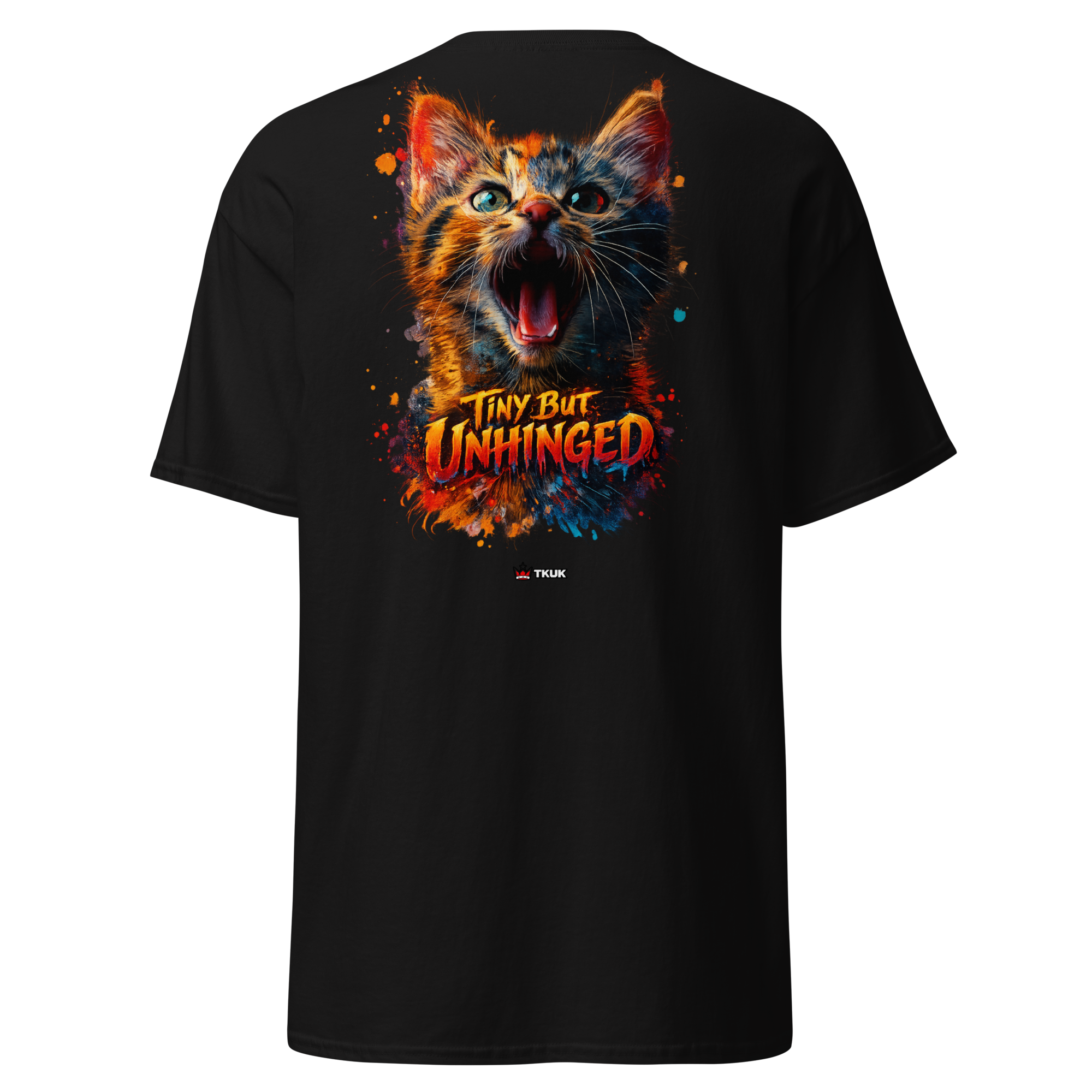 unhinged cat t shirt