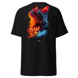 Animal Prints wild in the light cat t shirt