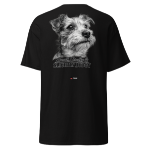 Animal Prints small scruffy slightly judgy terrier t shirt