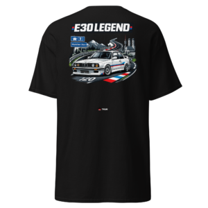 Cars & Motorsport e30 legend classic motorsport t shirt