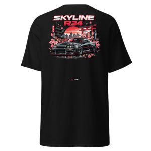 Cars & Motorsport skyline r34 japanese street car t shirt