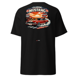 Cars & Motorsport classic mustang route 66 car t shirt