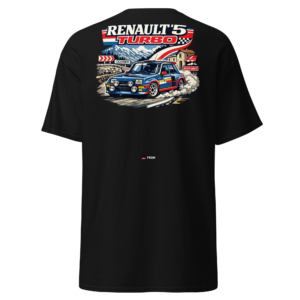 Cars & Motorsport renault 5 turbo classic rally car t shirt