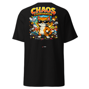 chaos coordinator cat t shirt