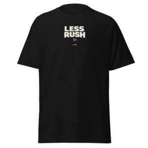 Clean Cut less rush minimalist t shirt