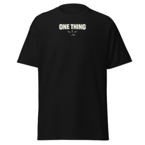 Clean Cut one thing minimalist t shirt