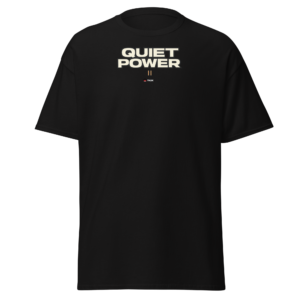 Clean Cut Quiet Power Minimalist T-Shirt