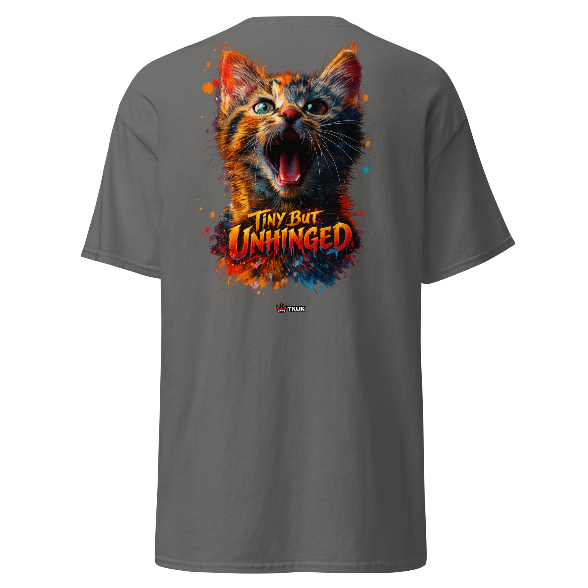 unhinged cat t shirt
