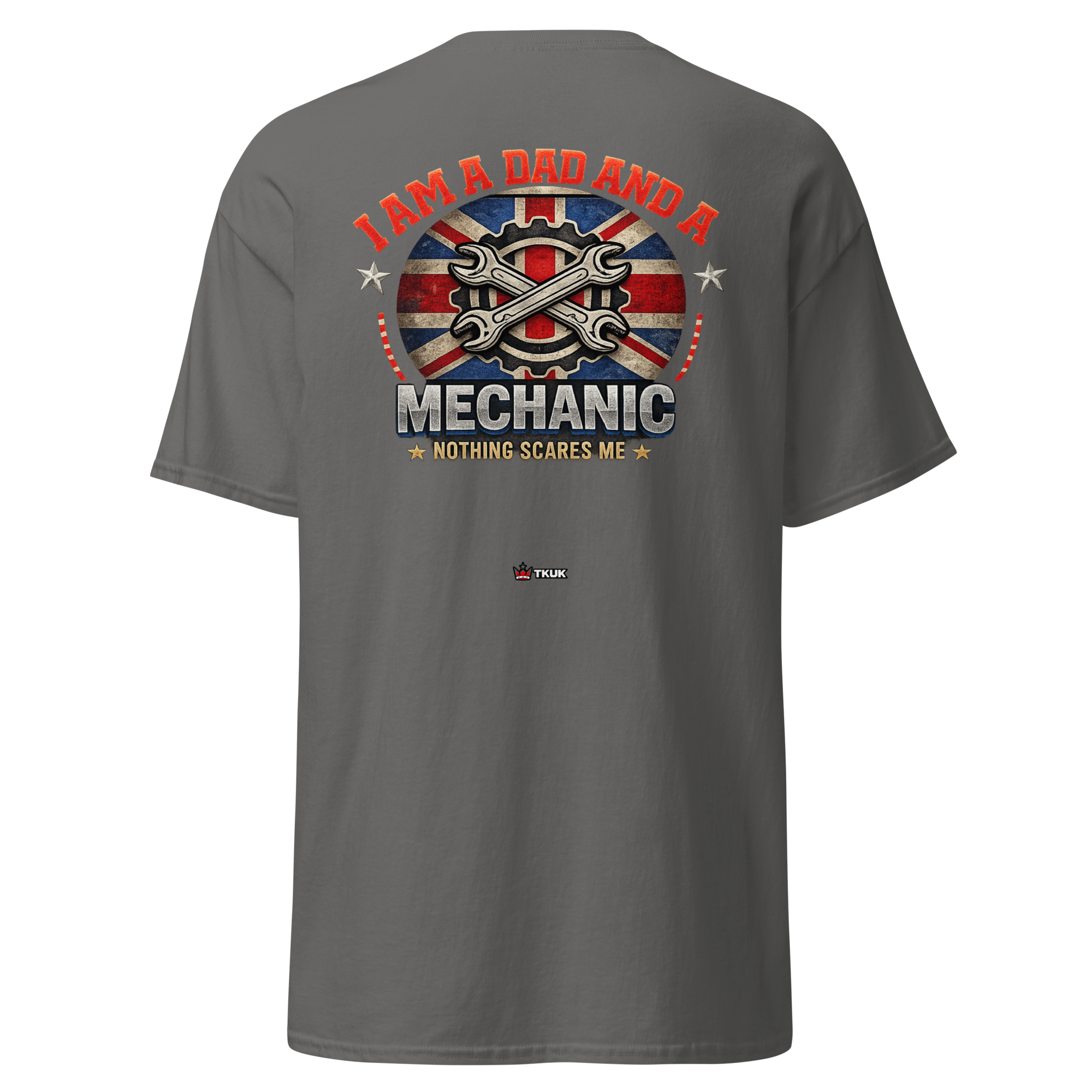 dad mechanic nothing scares me t shirt