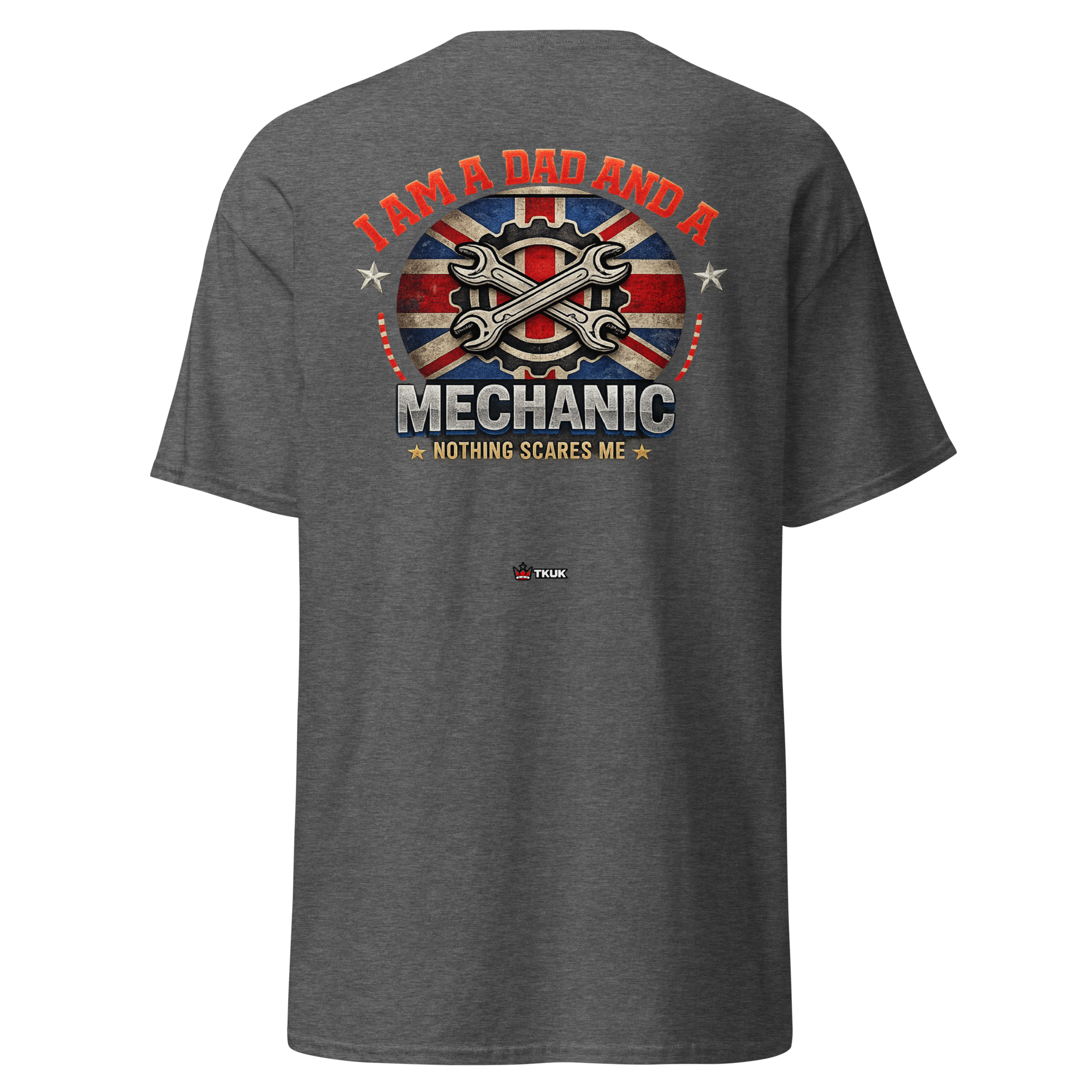 dad mechanic nothing scares me t shirt
