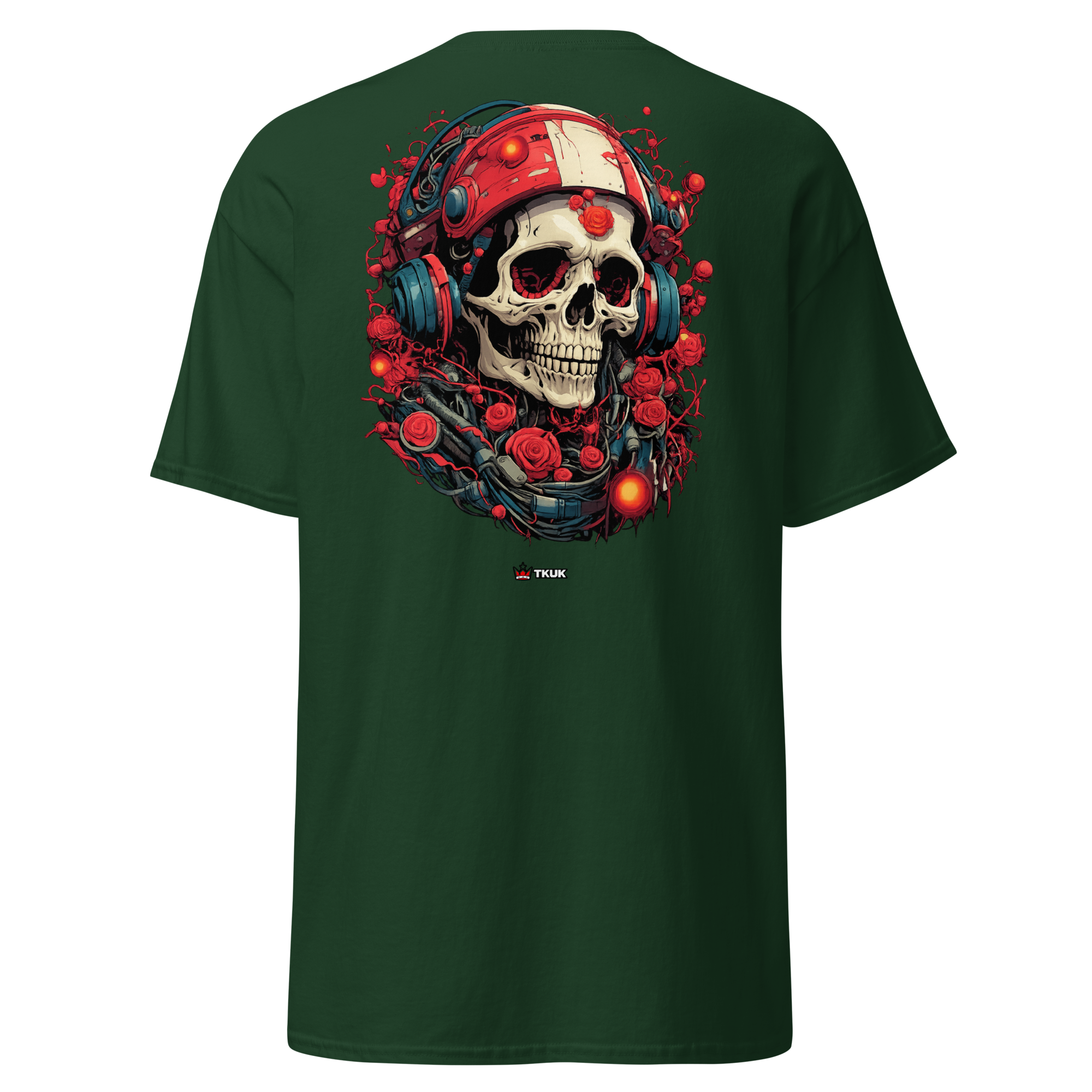 cyberpunk skull t shirt