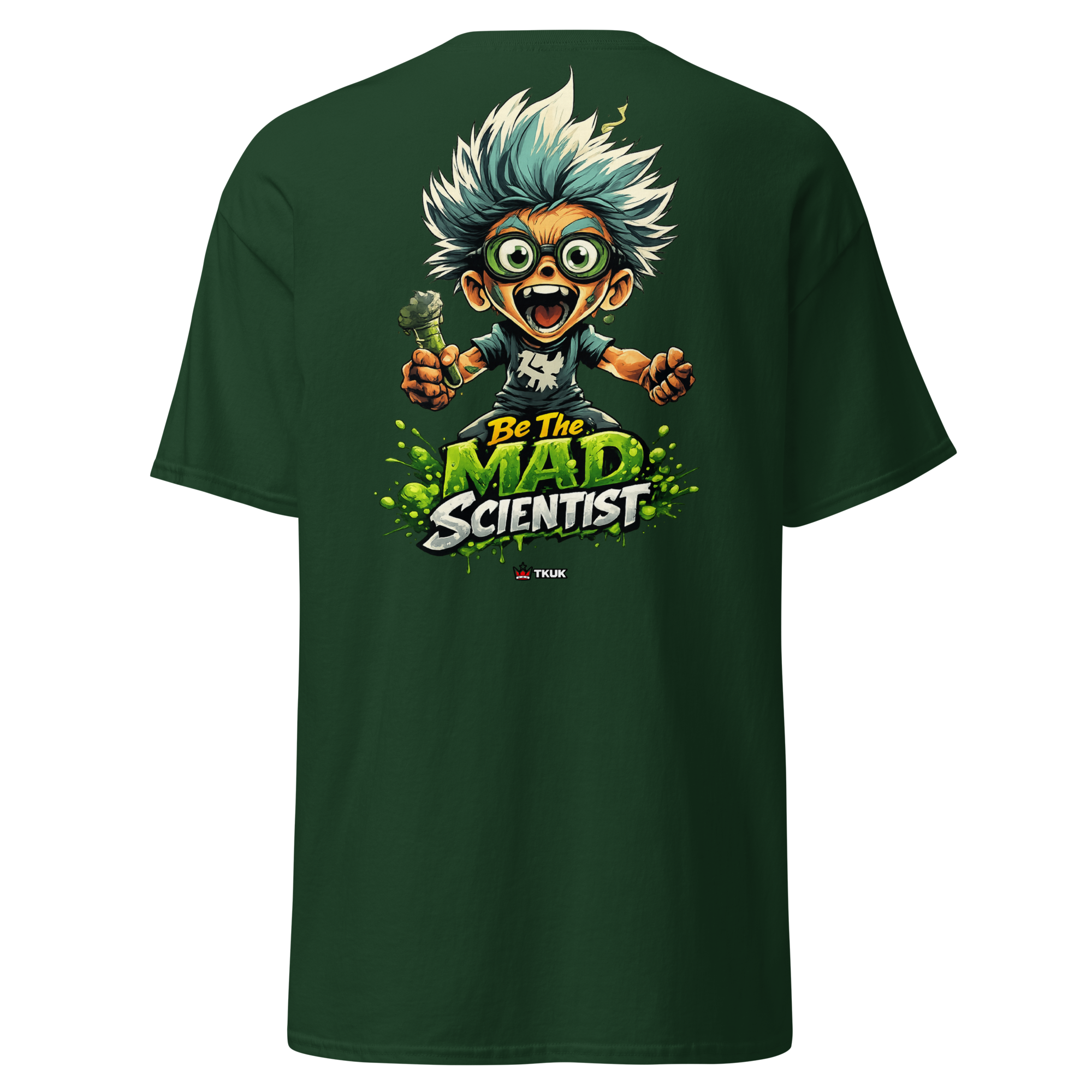 wild scientist character t shirt