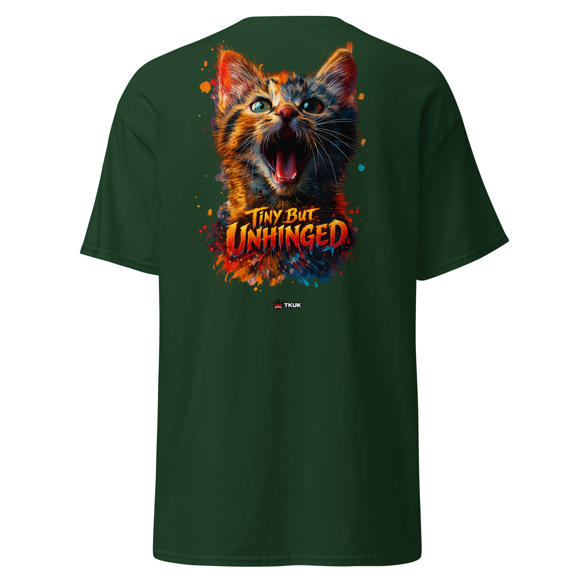 unhinged cat t shirt