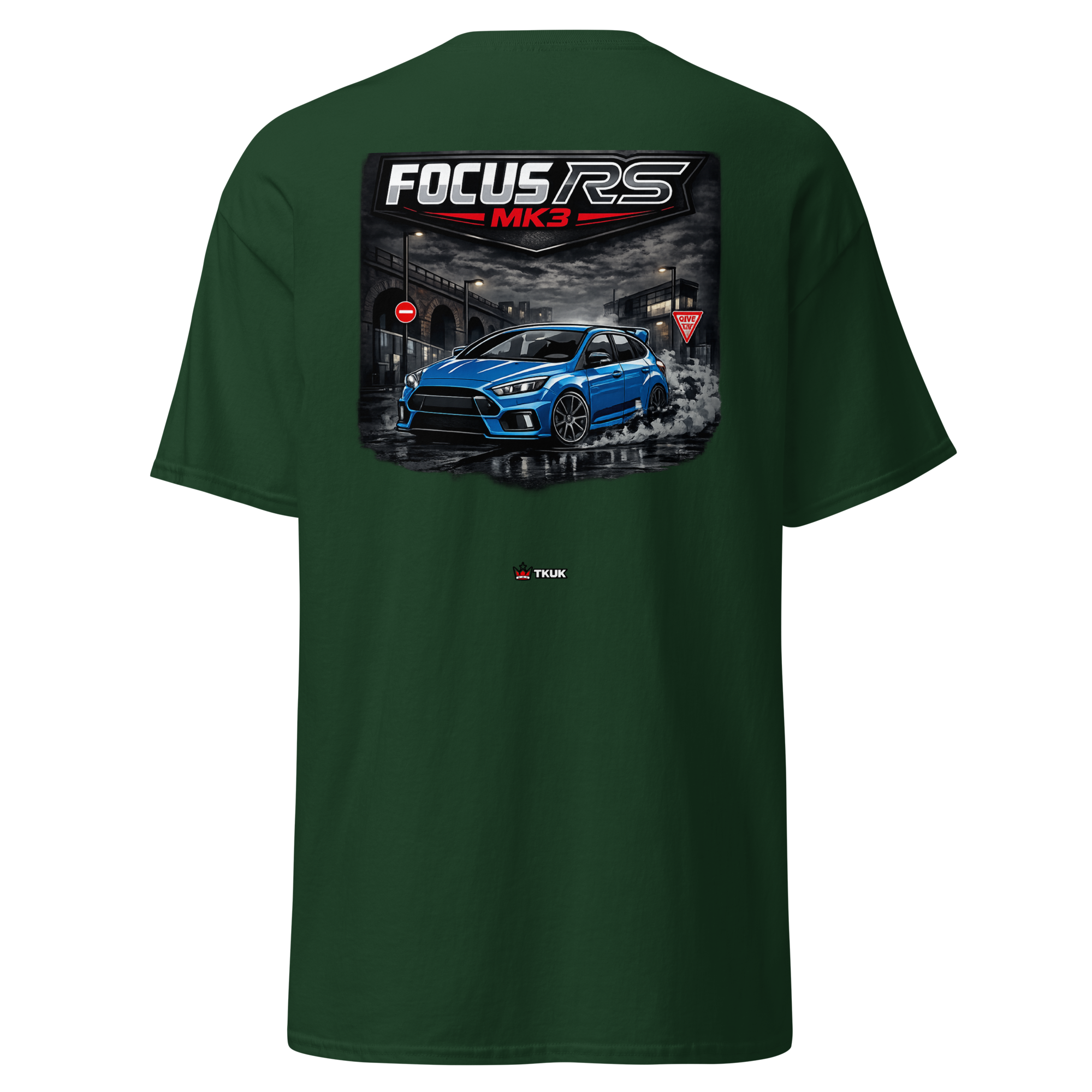 focus rs mk3 blue performance car t shirt focus rs mk3 blue performance car t shirt