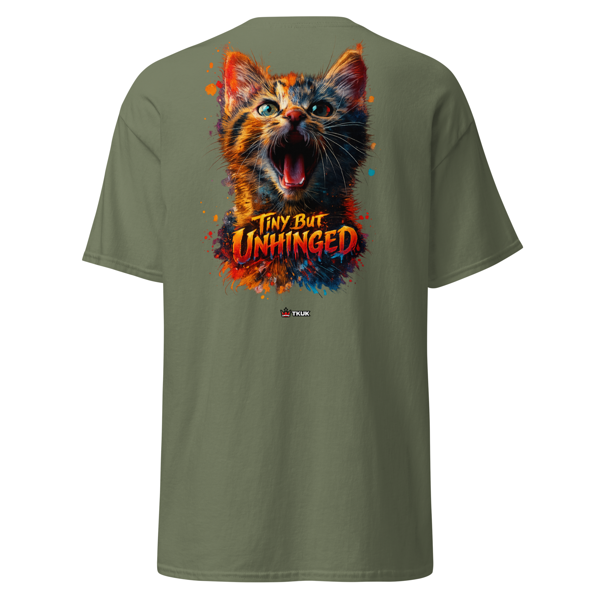 unhinged cat t shirt