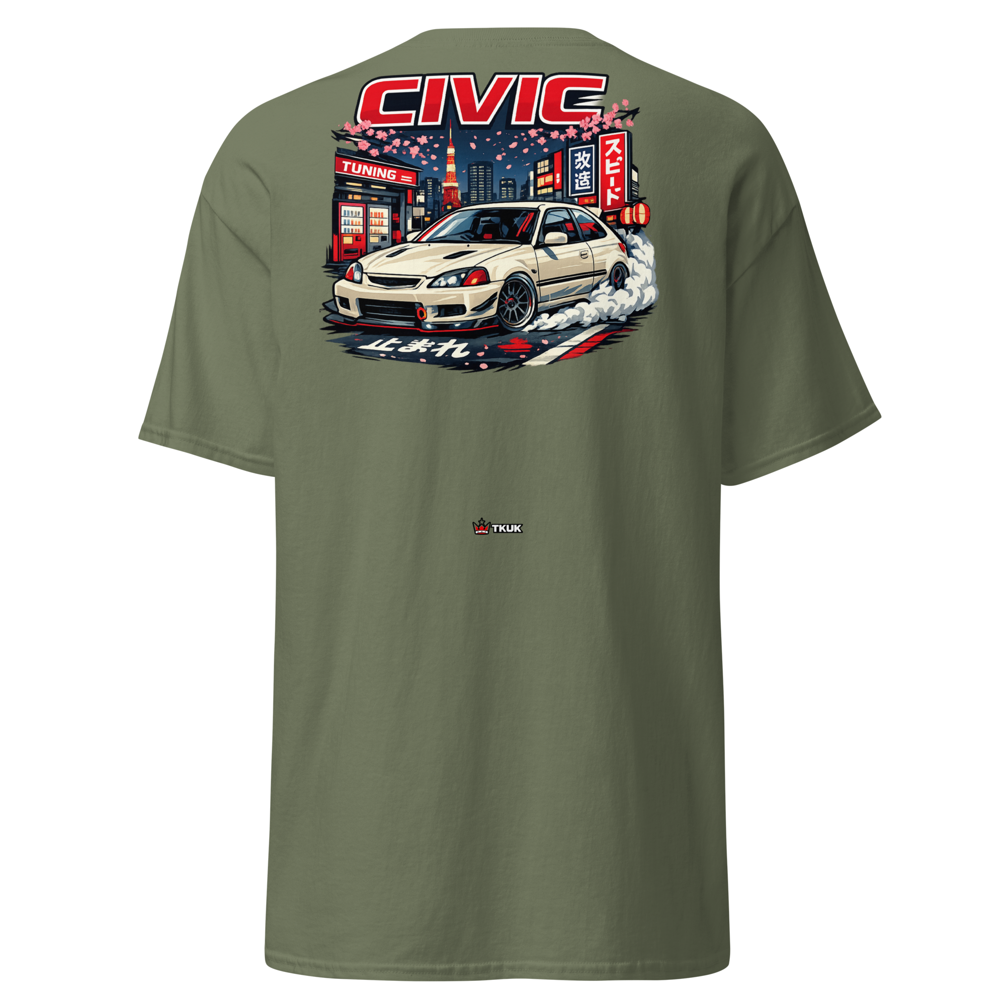 civic japanese street car t shirt civic japanese street car t shirt