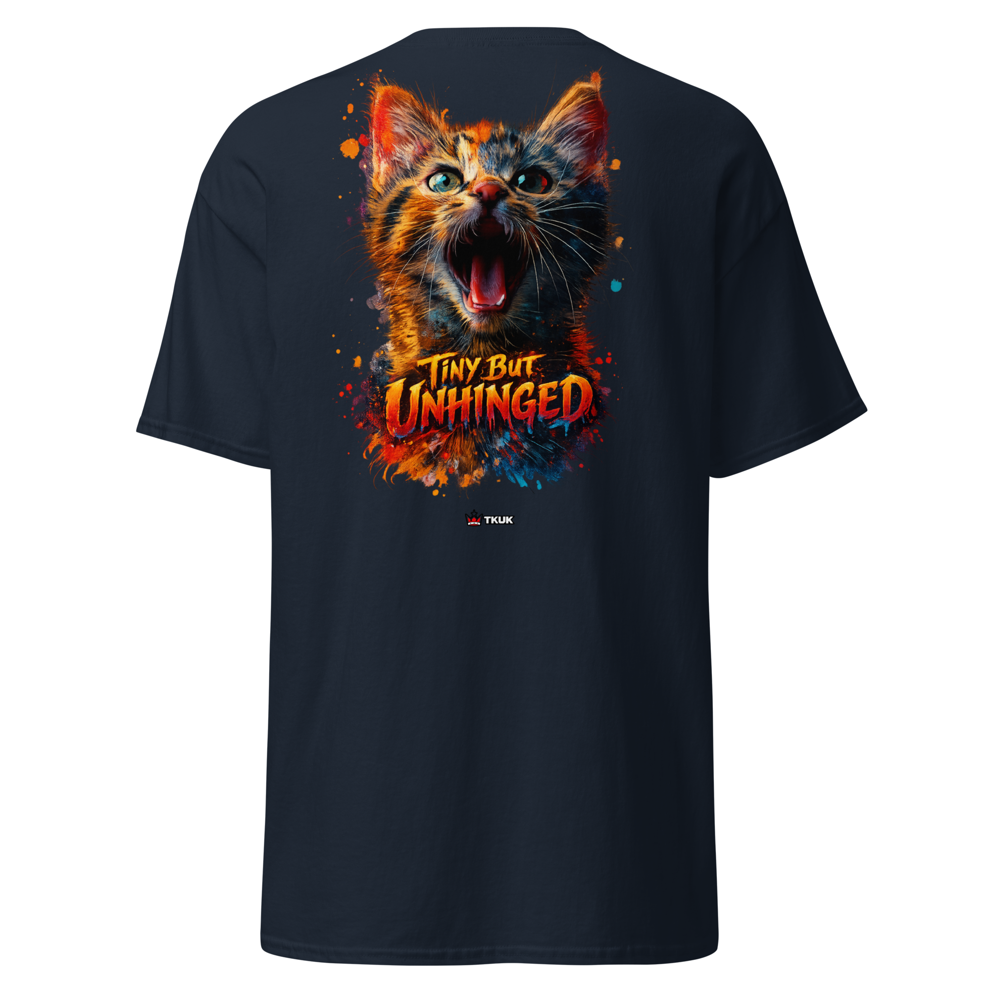 unhinged cat t shirt