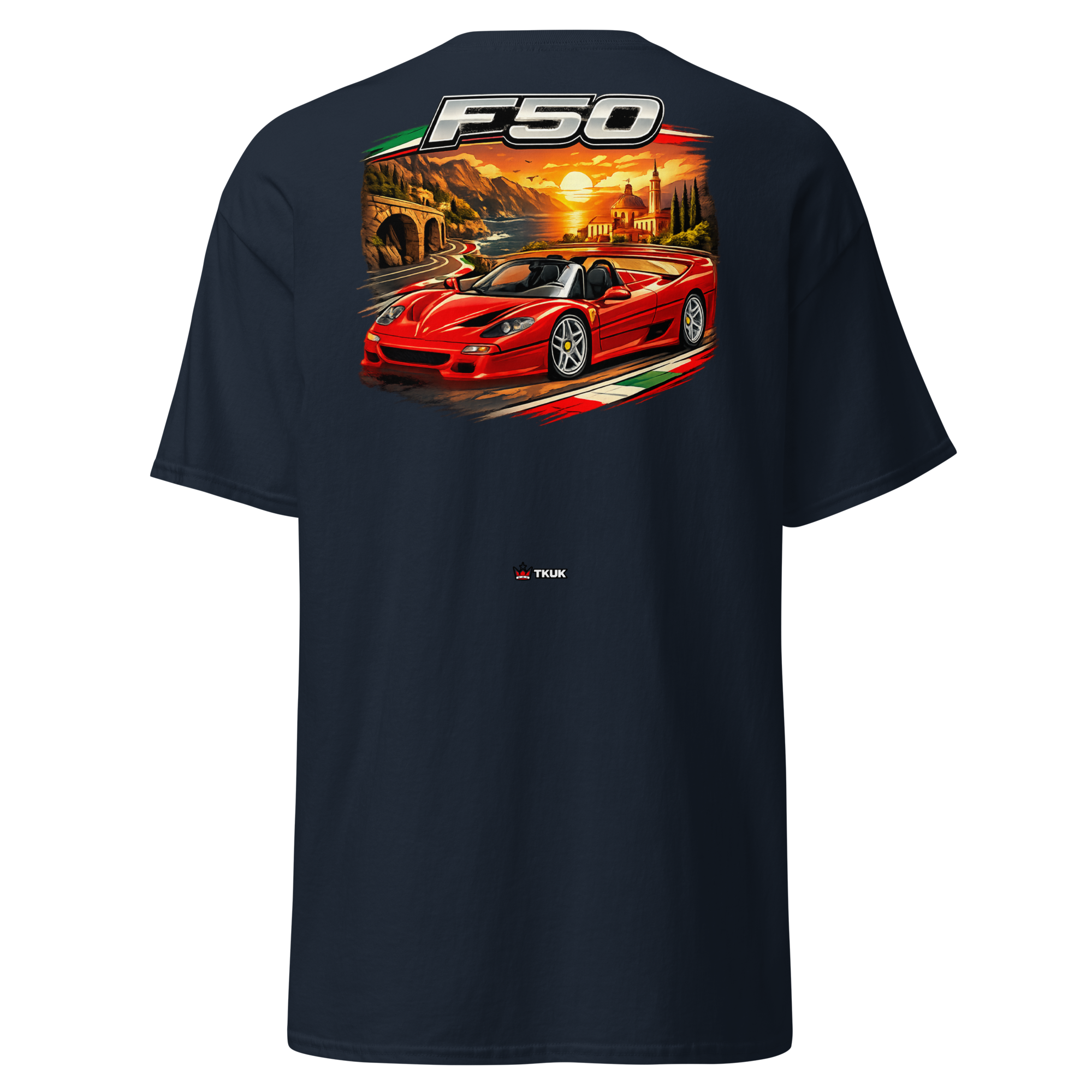 f50 supercar coastal drive t shirt f50 supercar coastal drive t shirt