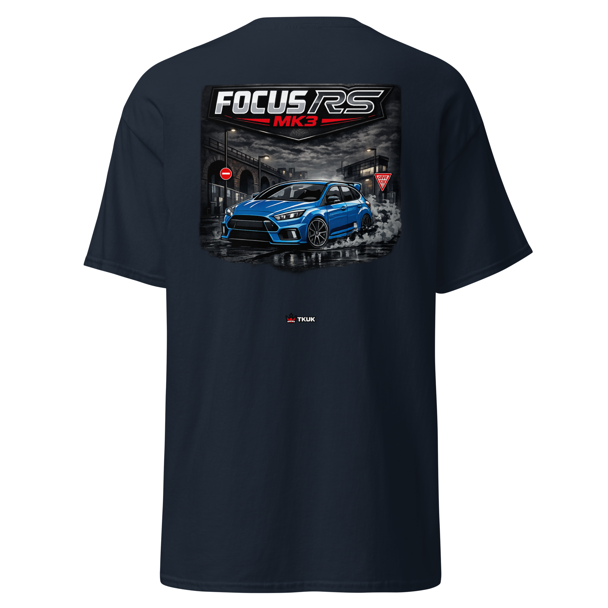 focus rs mk3 blue performance car t shirt focus rs mk3 blue performance car t shirt