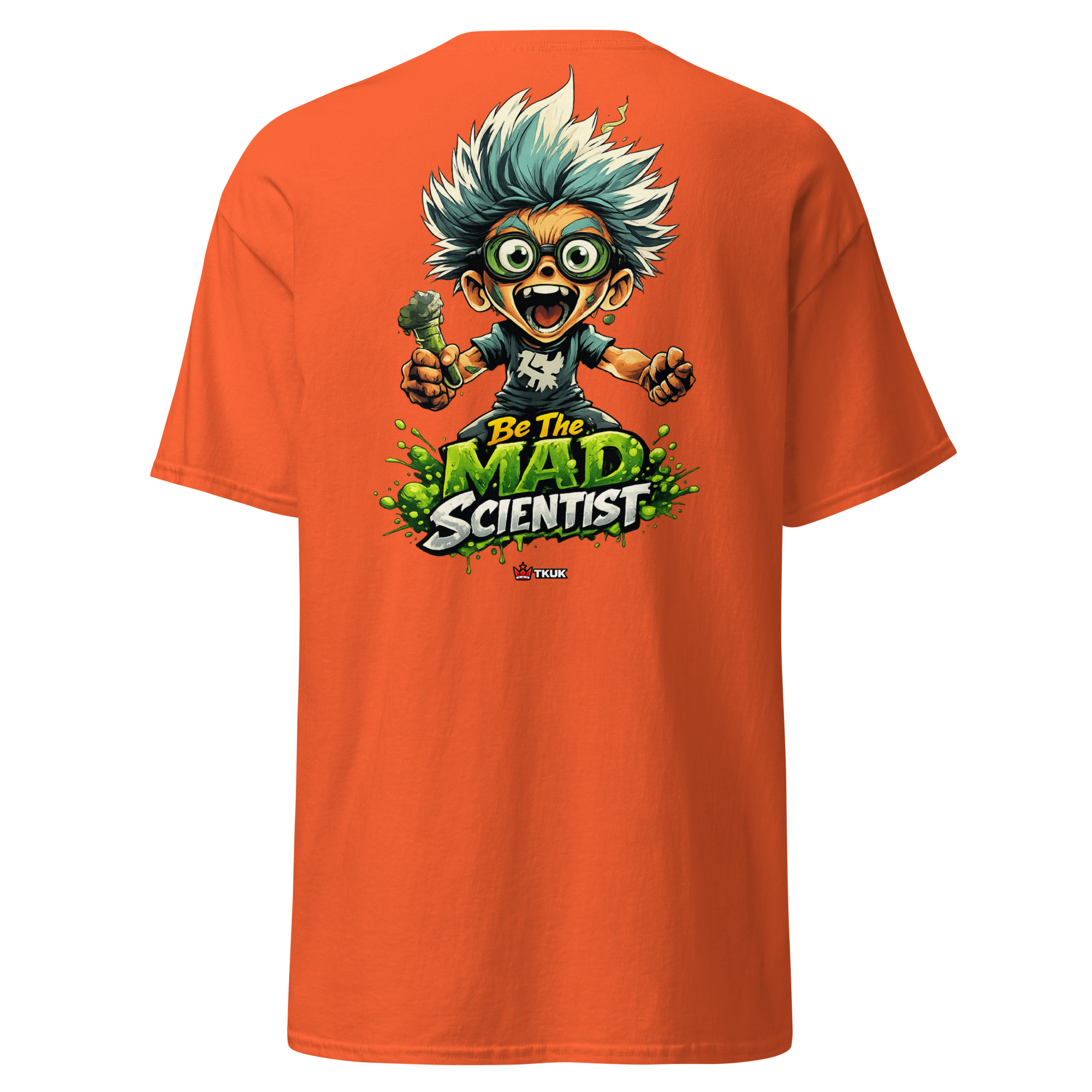 wild scientist character t shirt
