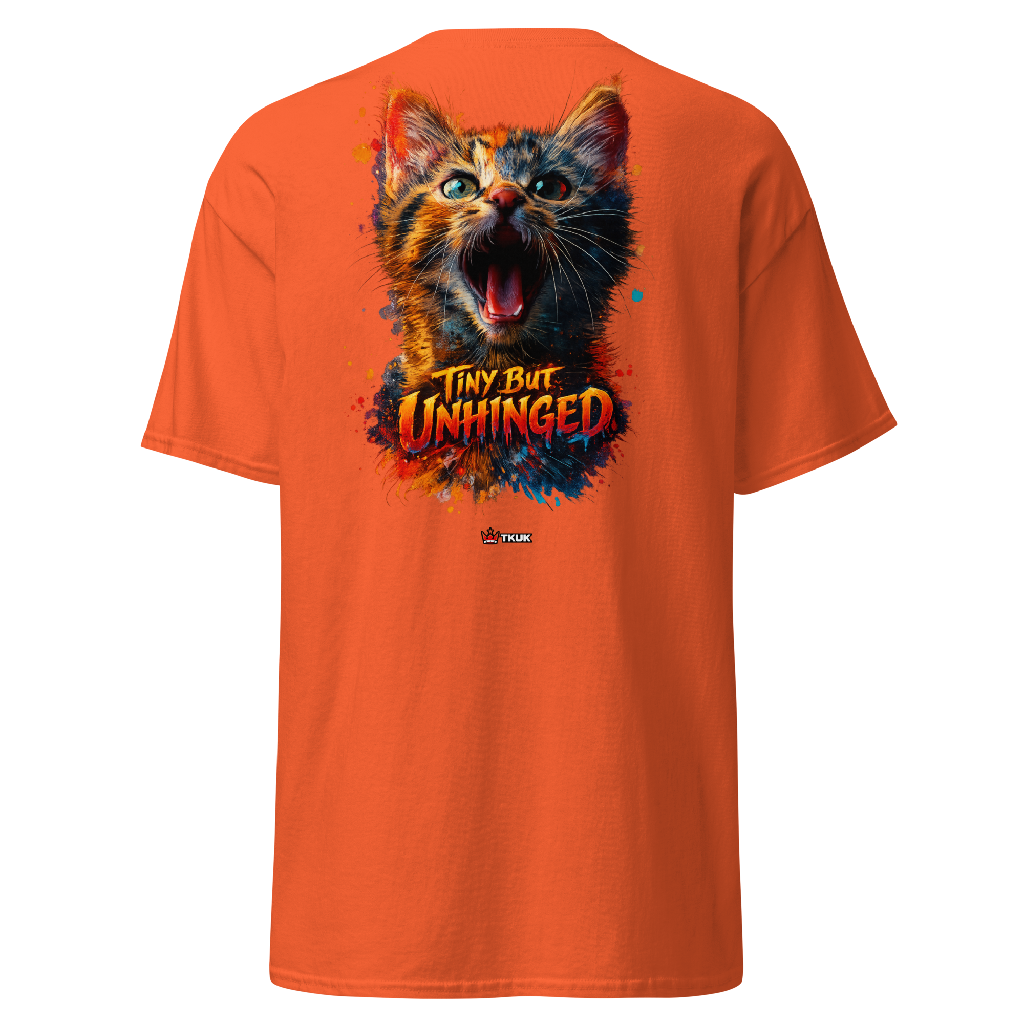unhinged cat t shirt