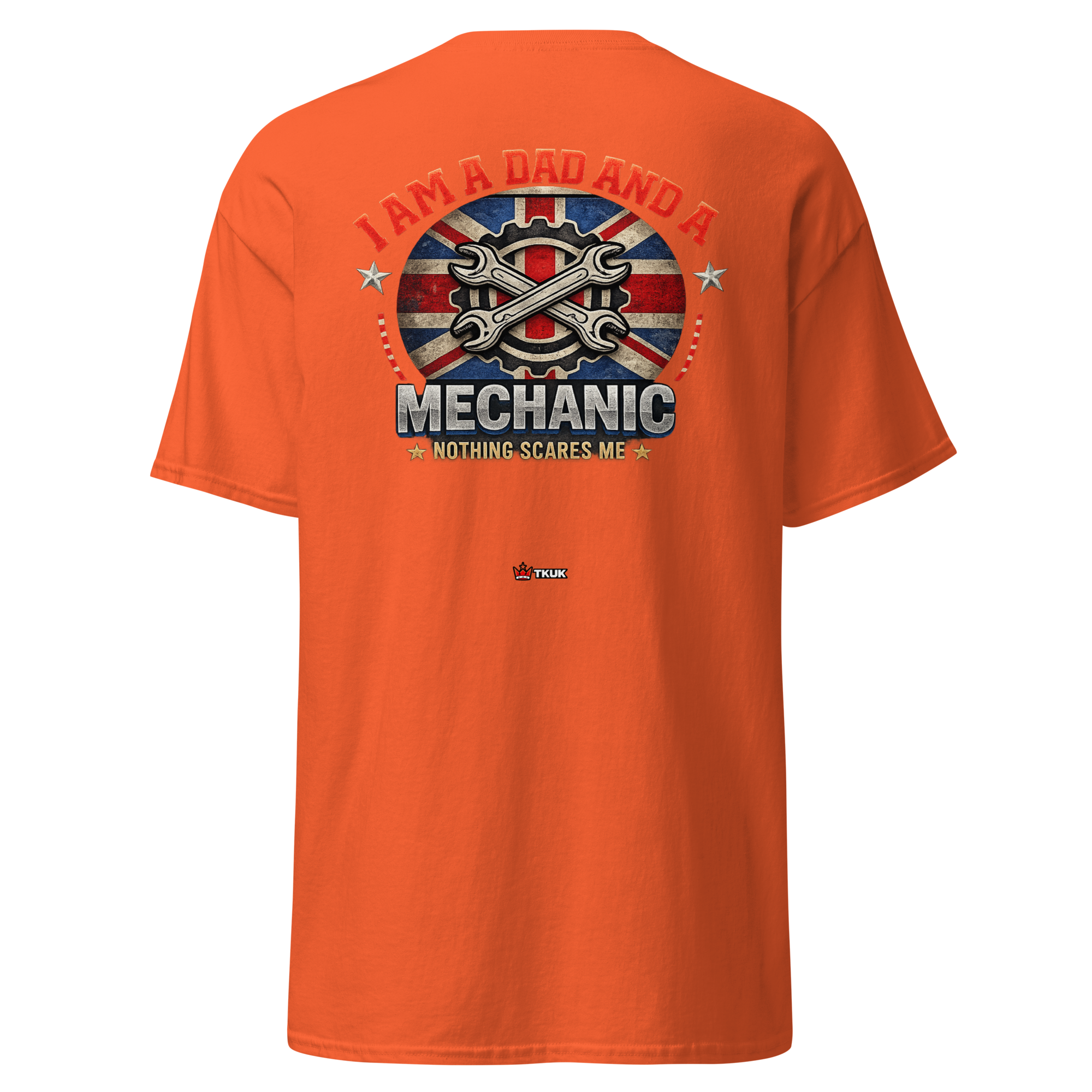 dad mechanic nothing scares me t shirt