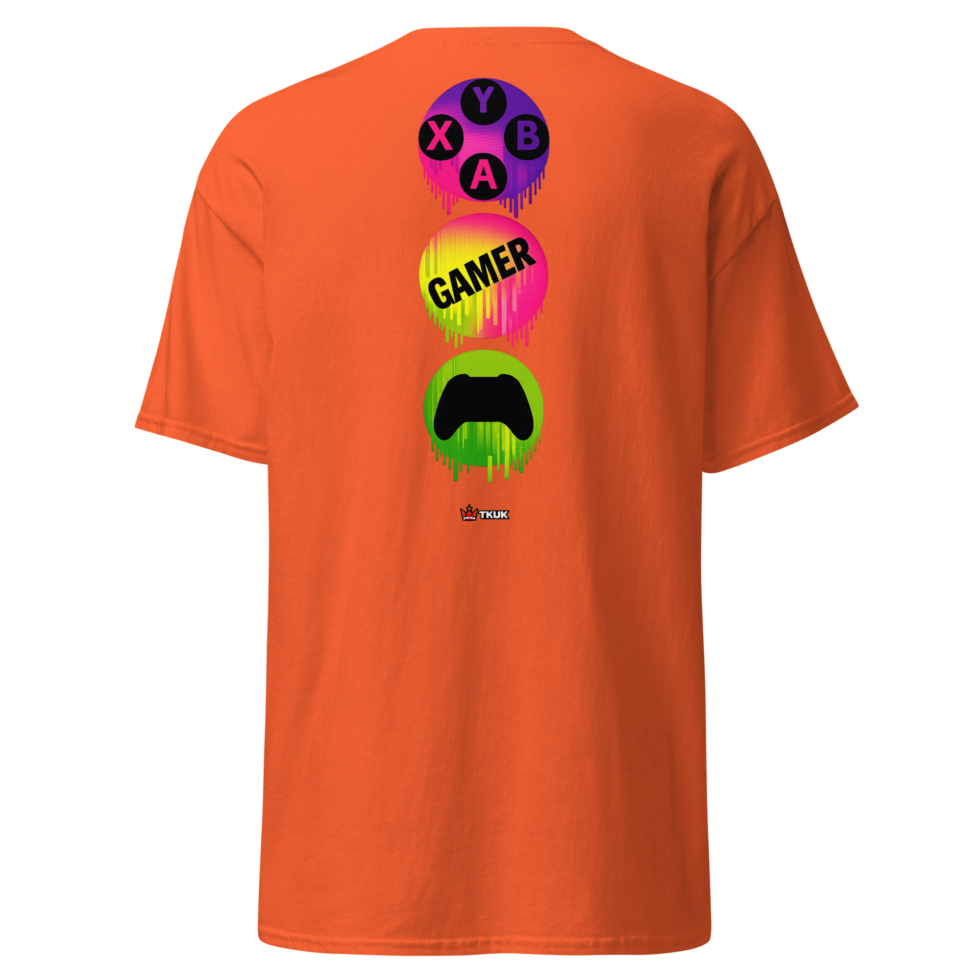 gamer neon controller t shirt