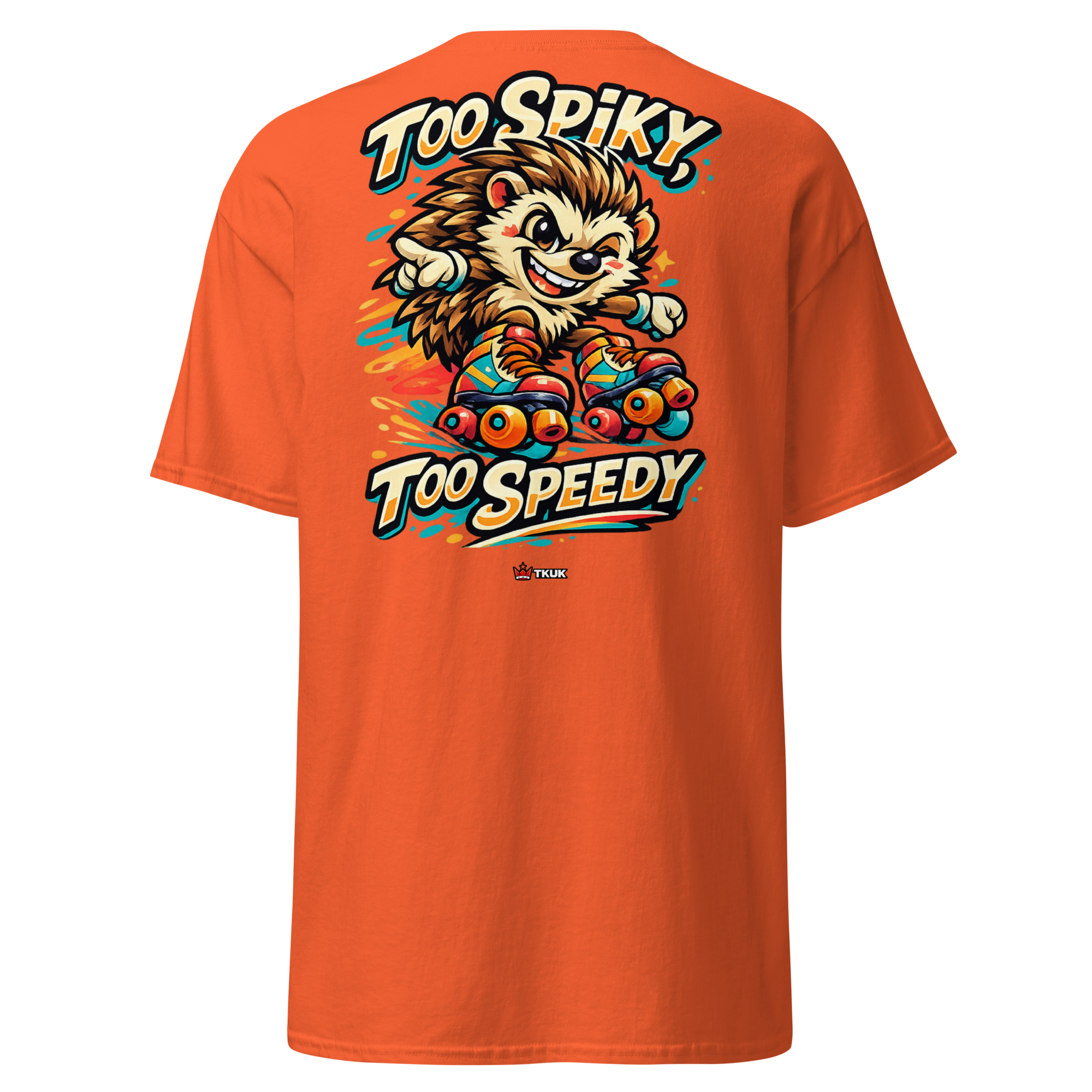 too spiky too speedy hedgehog skates t shirt