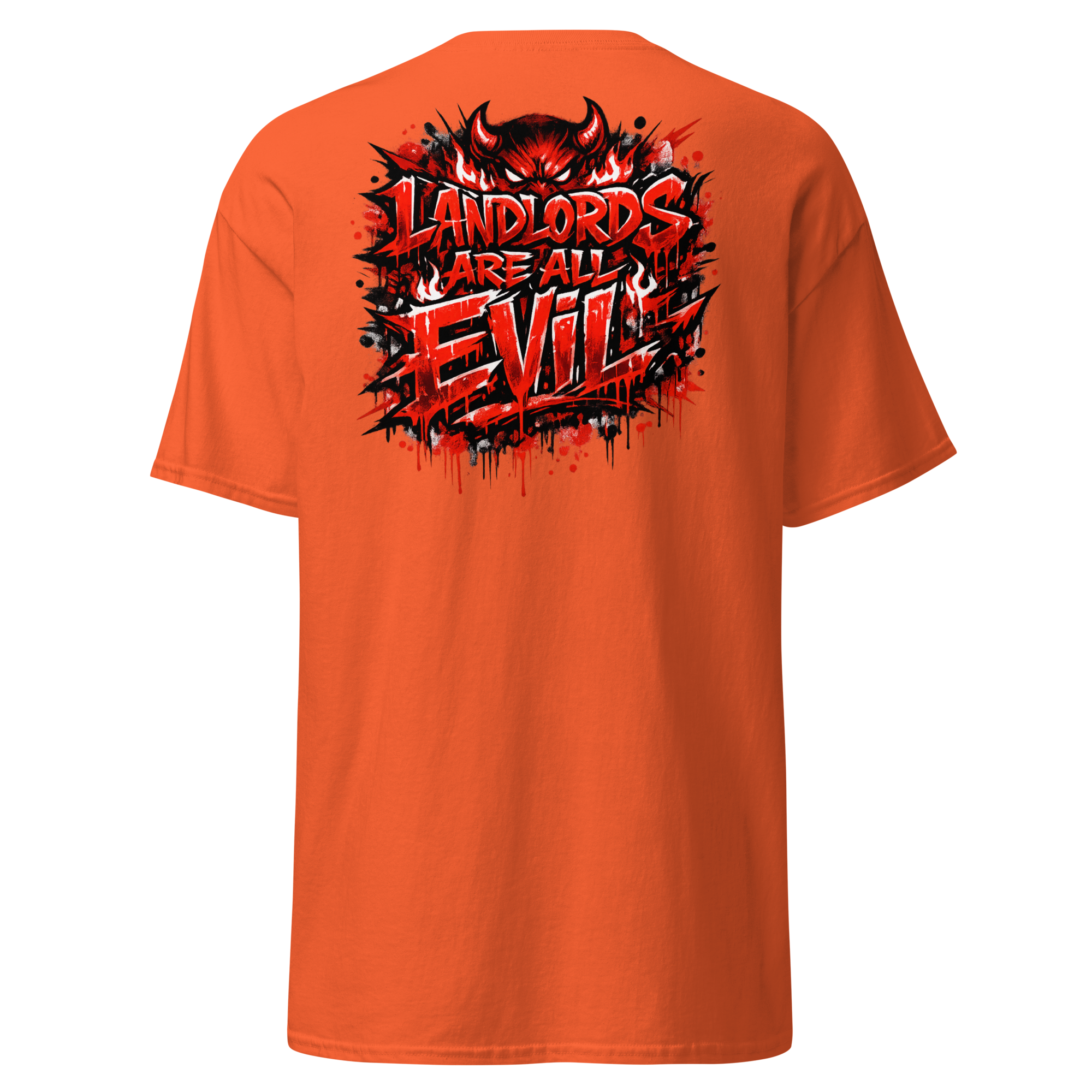 Landlords Are Evil Statement T-Shirt - Image 9