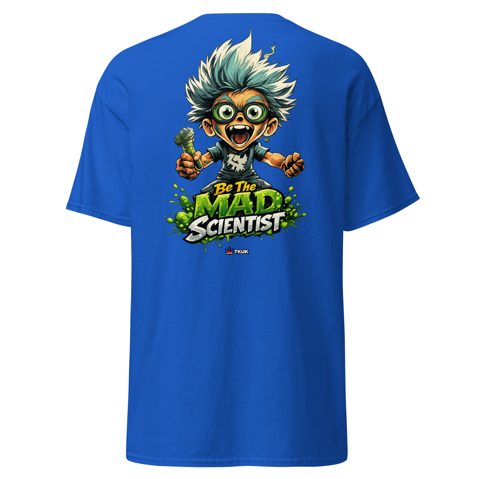 wild scientist character t shirt