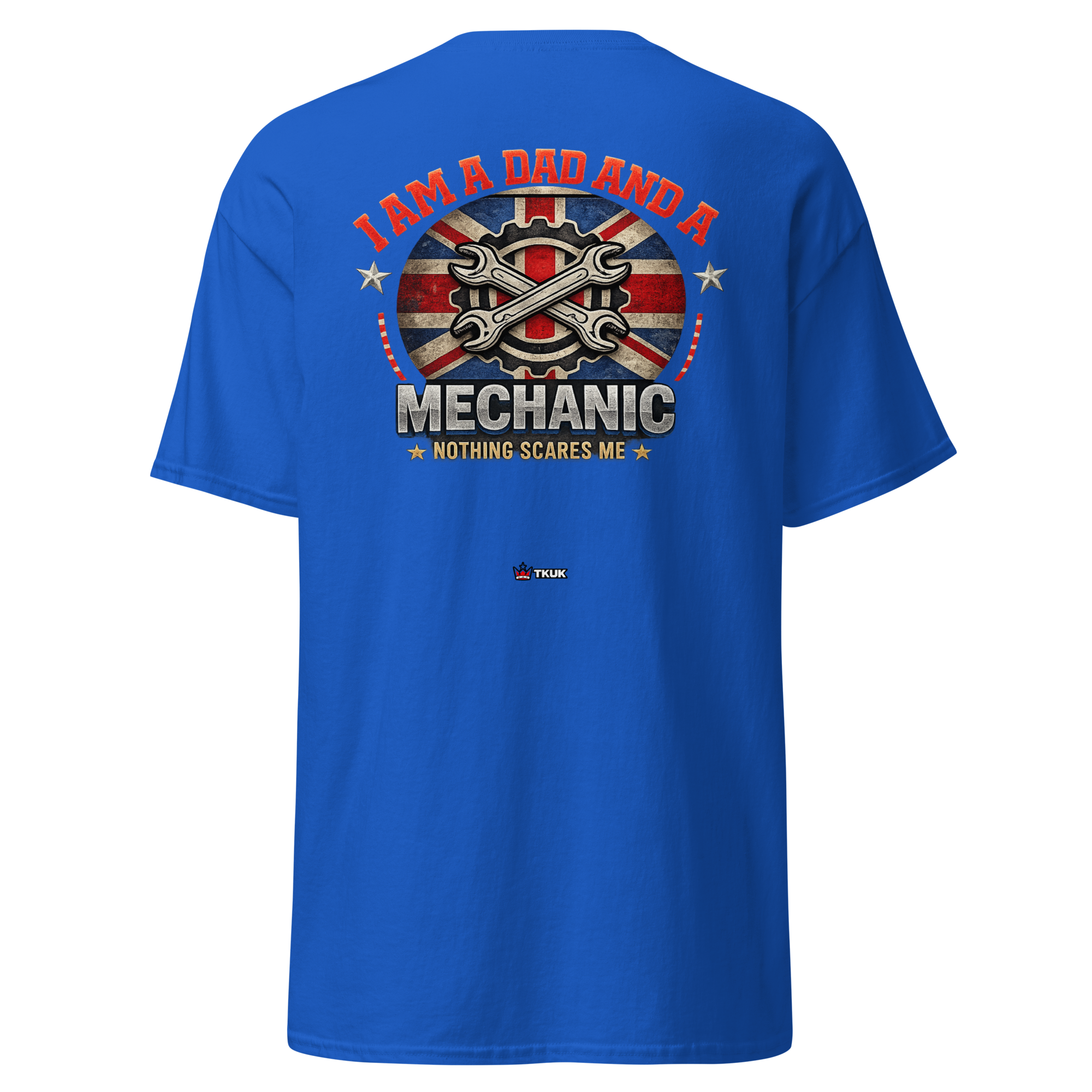dad mechanic nothing scares me t shirt