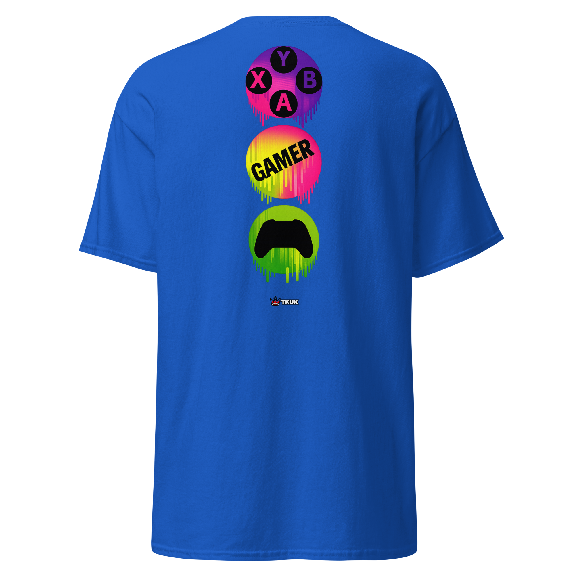 gamer neon controller t shirt