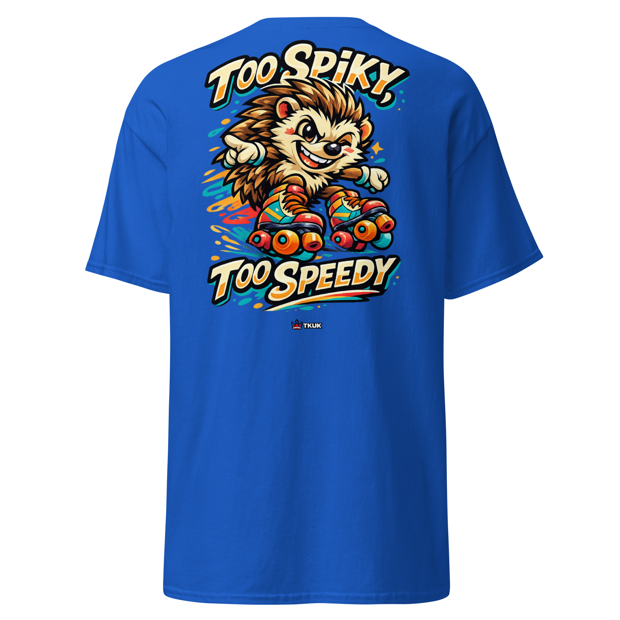 too spiky too speedy hedgehog skates t shirt