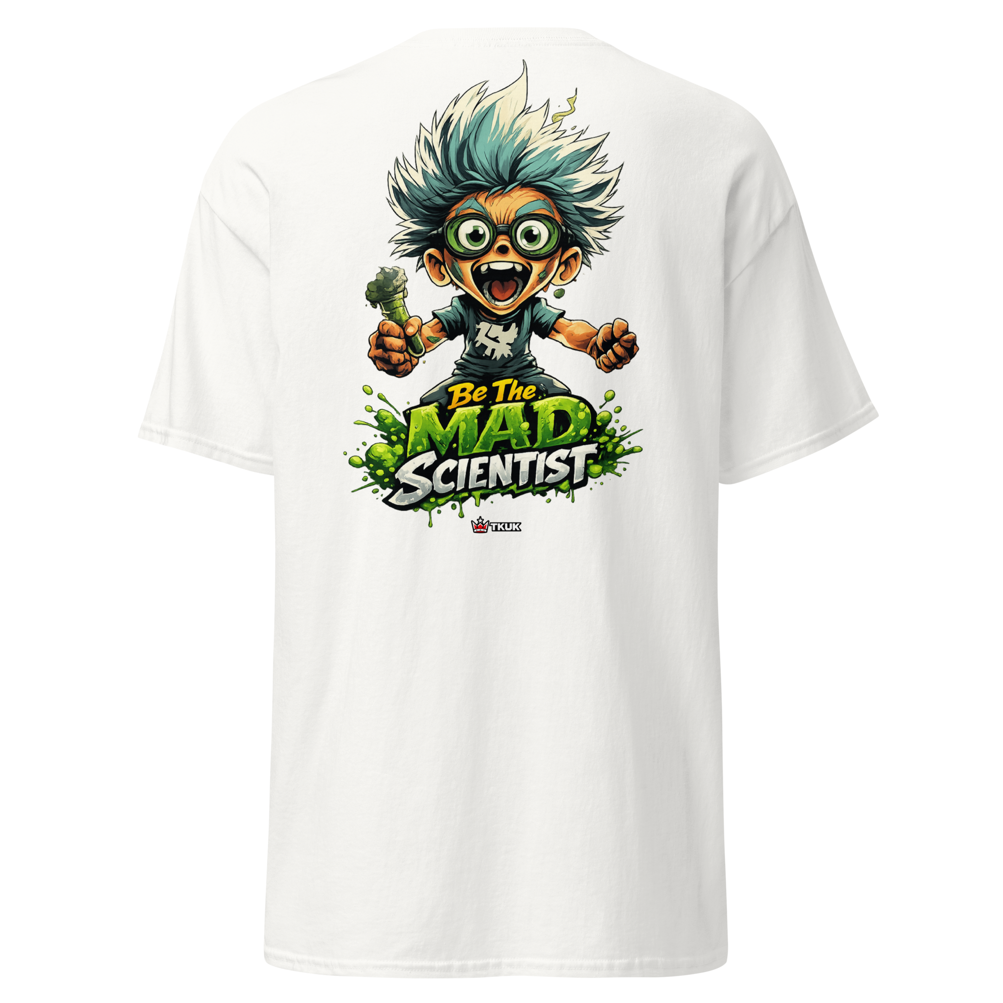 wild scientist character t shirt