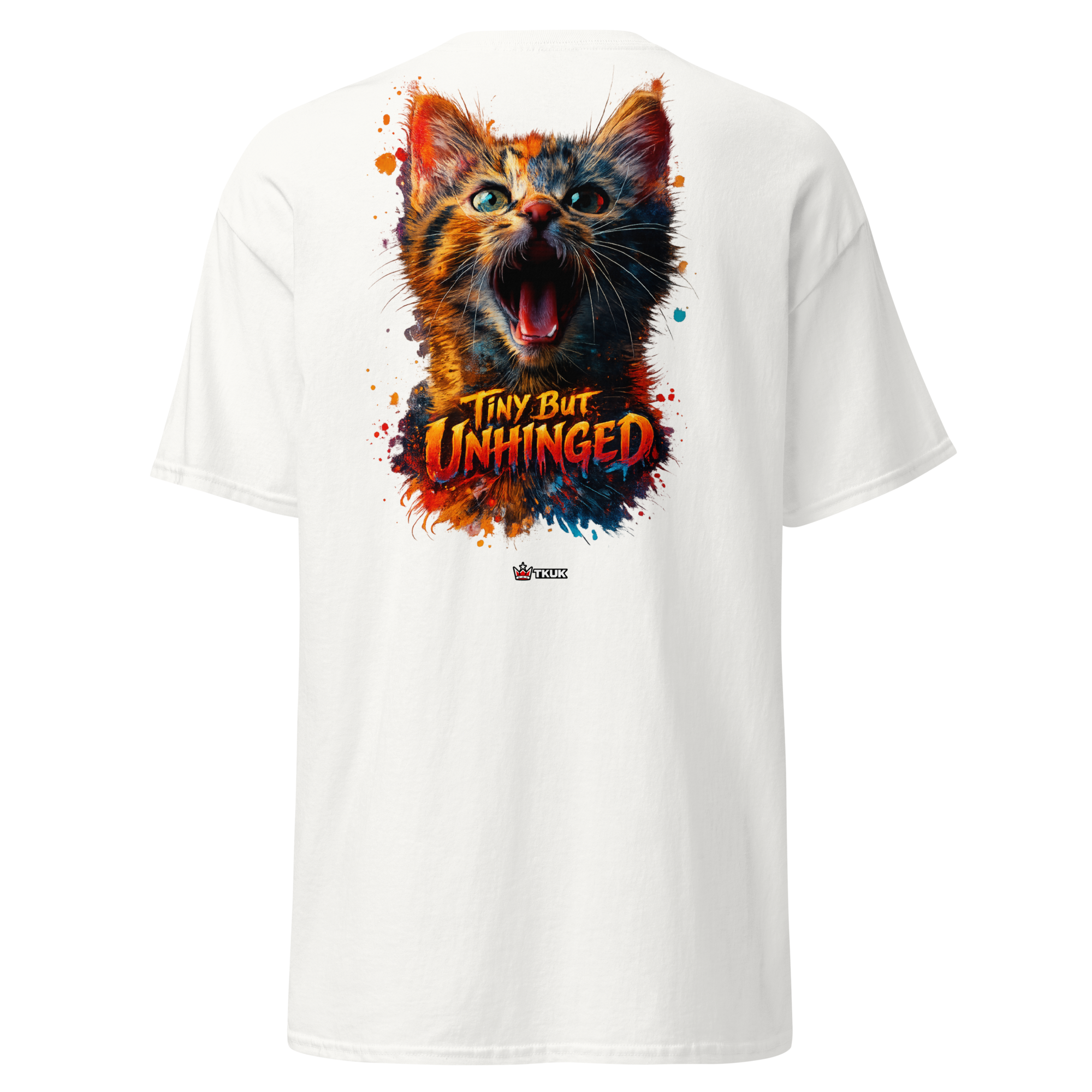 unhinged cat t shirt