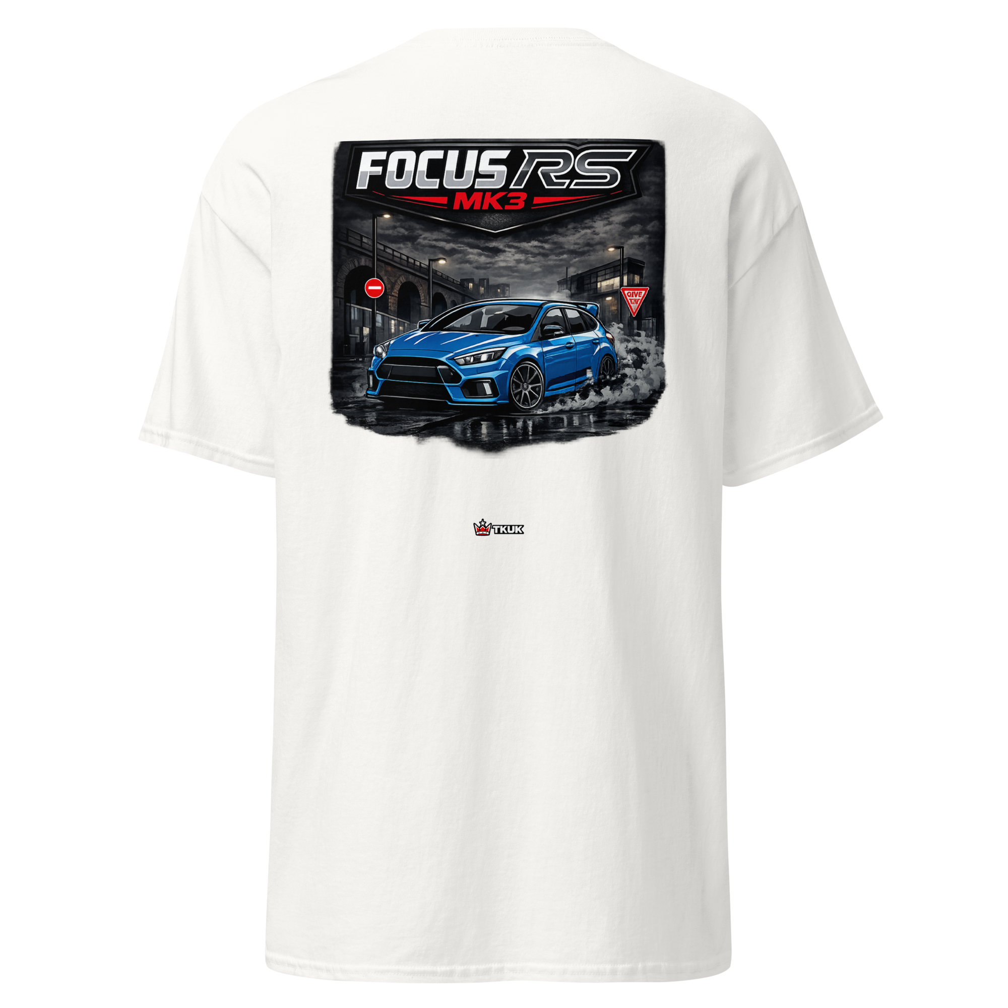 focus rs mk3 blue performance car t shirt focus rs mk3 blue performance car t shirt