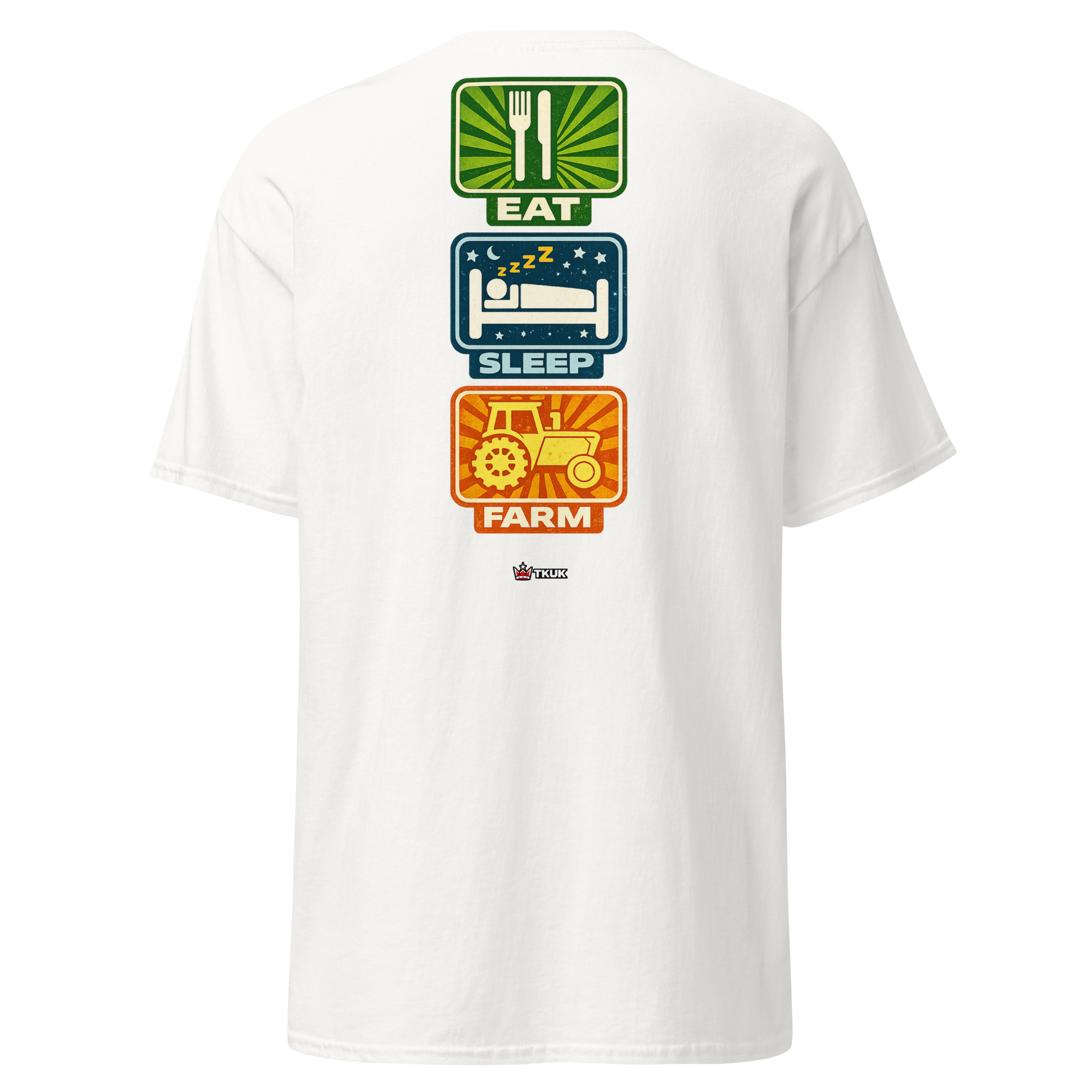 eat sleep farm t shirt
