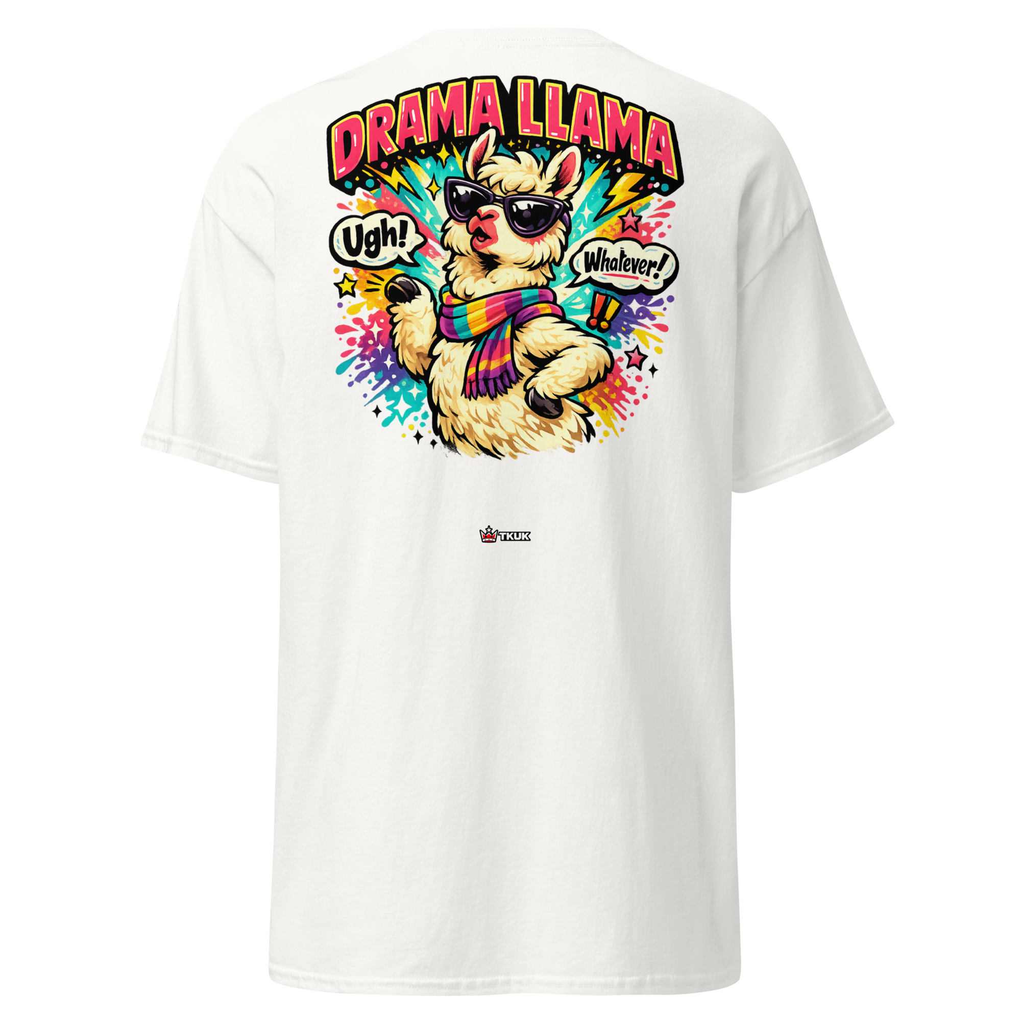 drama llama funny character t shirt