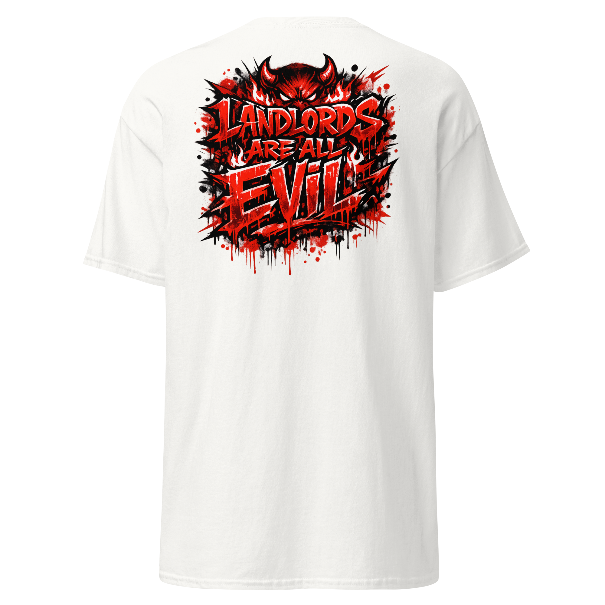 Landlords Are Evil Statement T-Shirt - Image 10