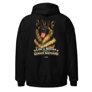 Animal Prints life is better with a german shepherd hoodie