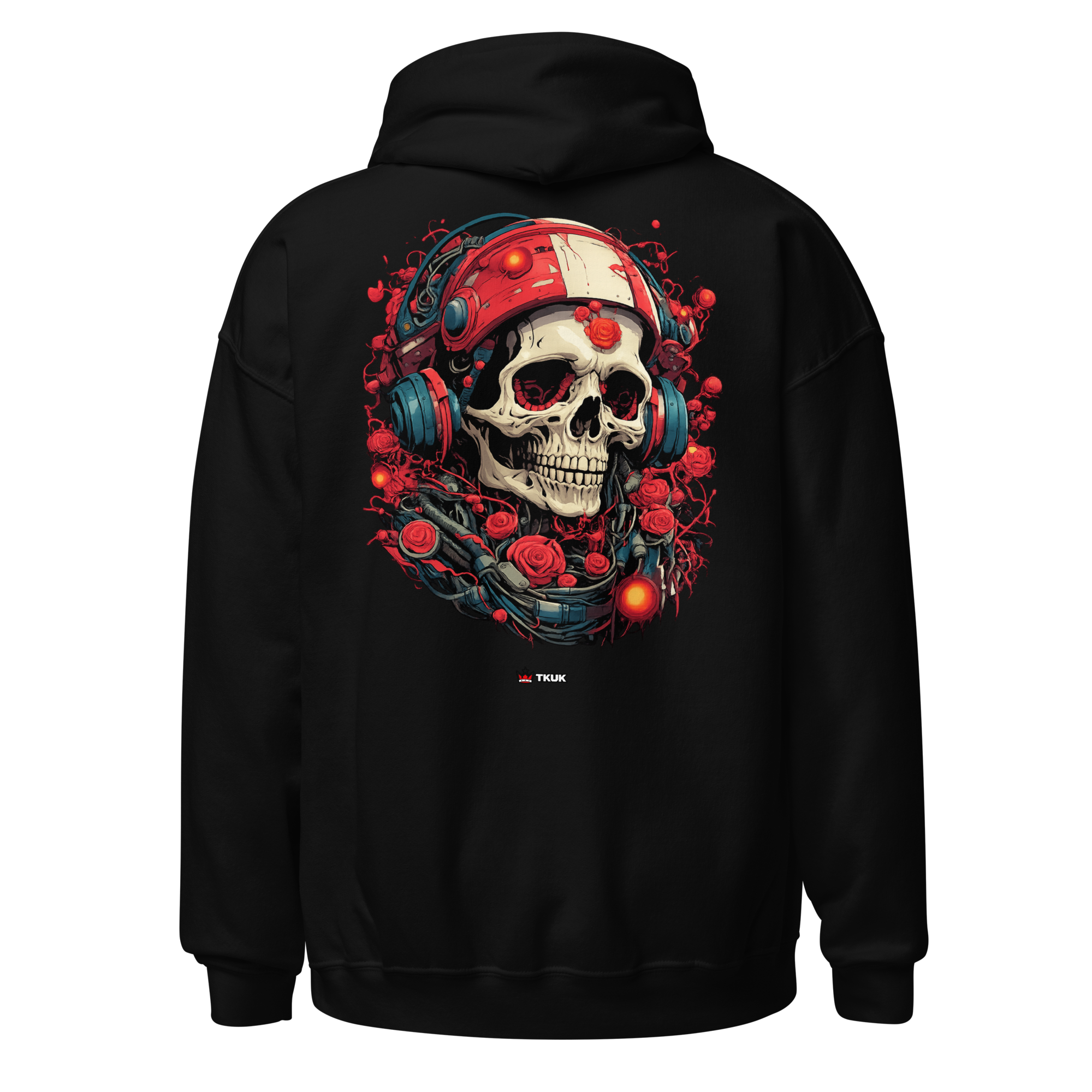 cyberpunk skull hoodie